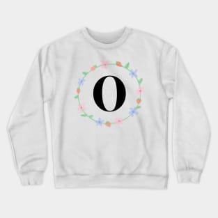 “O” initial Crewneck Sweatshirt